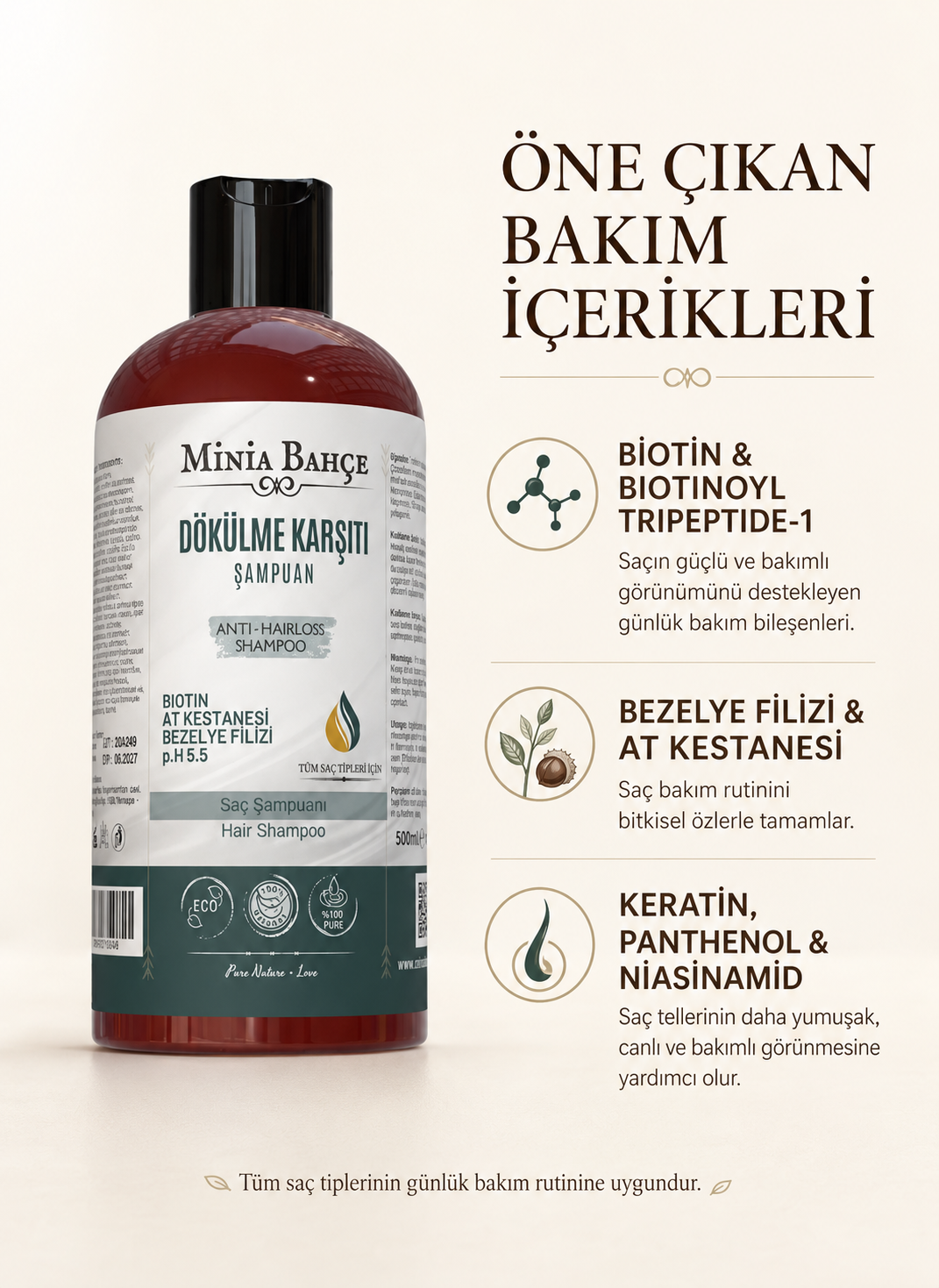 Dökülme Karşıtı Şampuan, 500ml