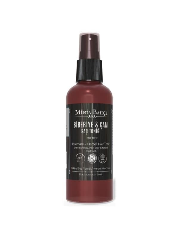 Erkeklere Özel Saç Toniği – Biberiye & Çam Özlü | Dökülme Karşıtı ve Canlandırıcı Bakım – 100 ml