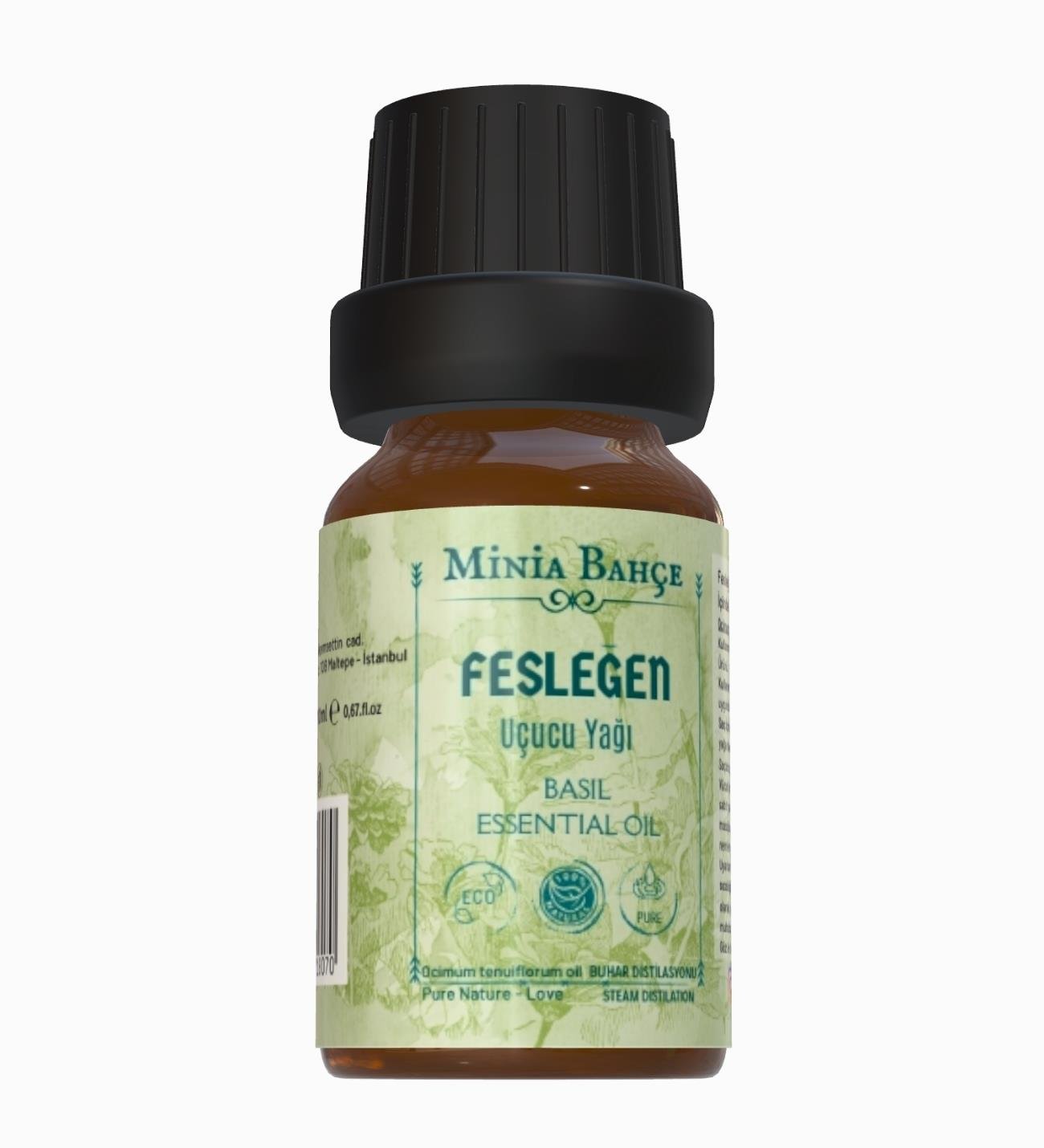 Fesleğen Uçucu Yağı, %100 Saf, 10 Ml