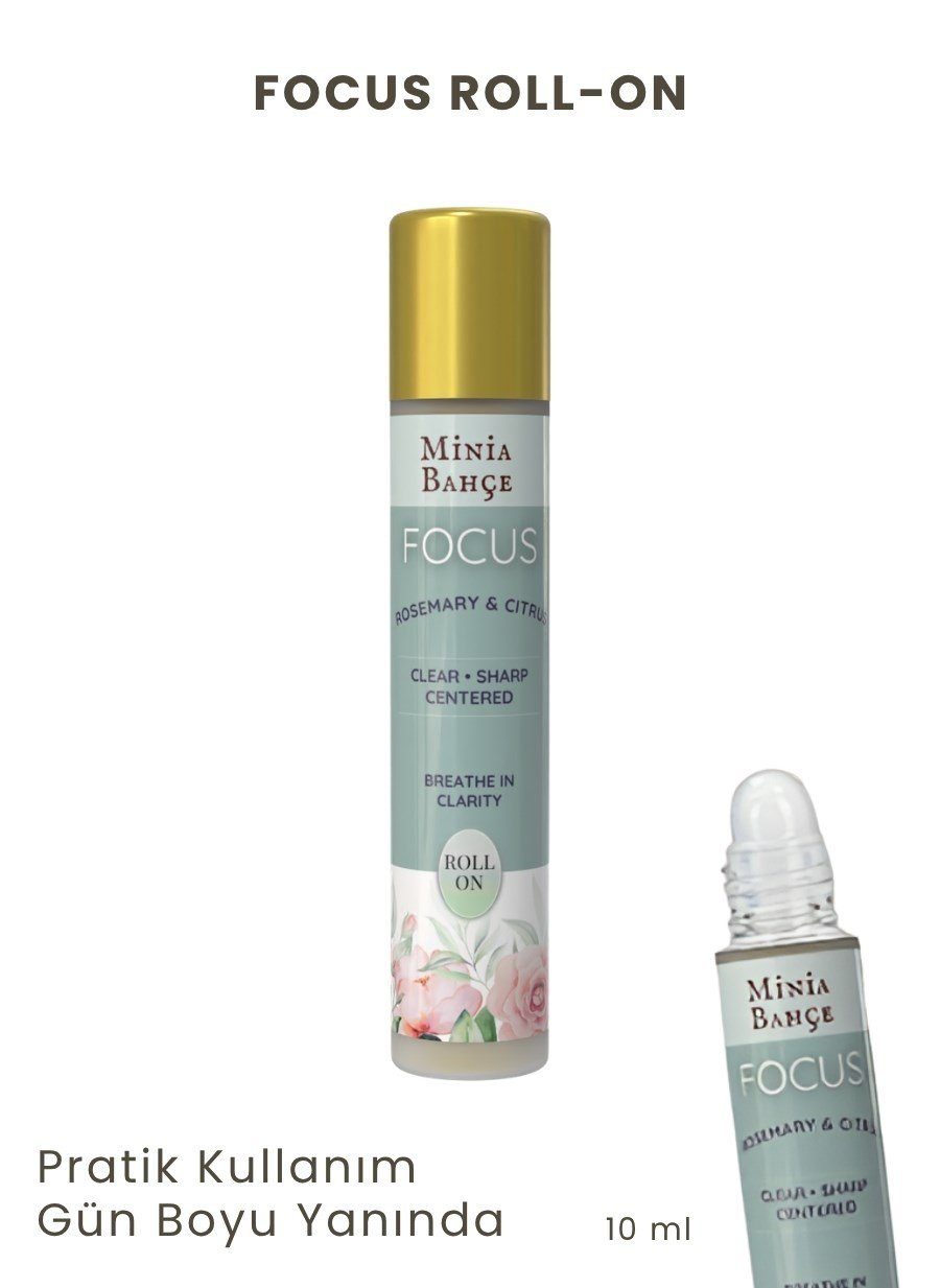 Focus Aromaterapi Seti - Roll (10 ml) + Soya Mum (150gr)