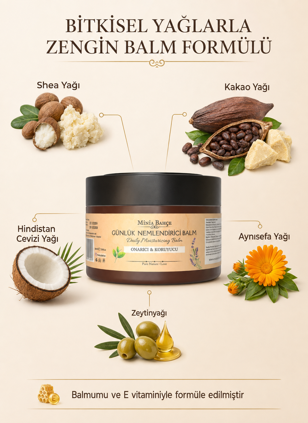 Günük Nemlendirici Balm, 50ml