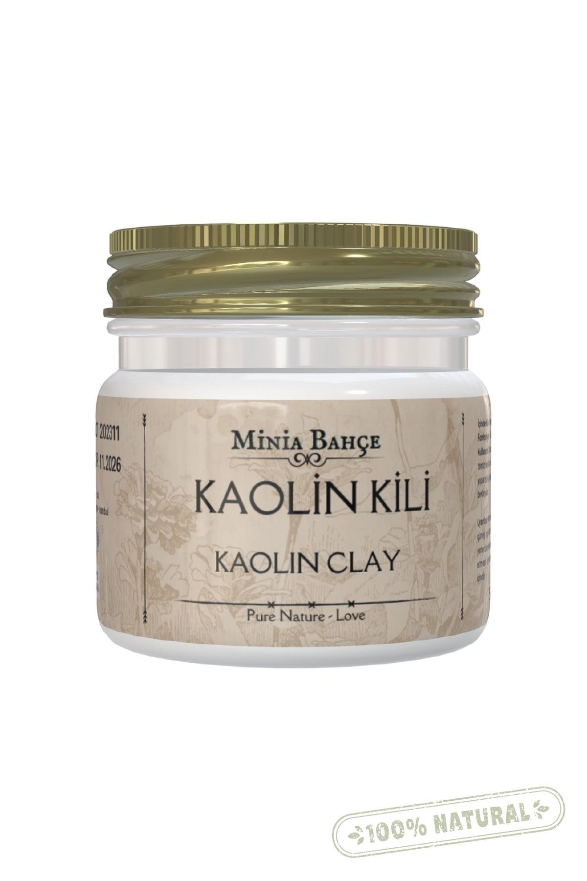 Kaolin Kili, %100 Saf Ve Doğal, 75gr