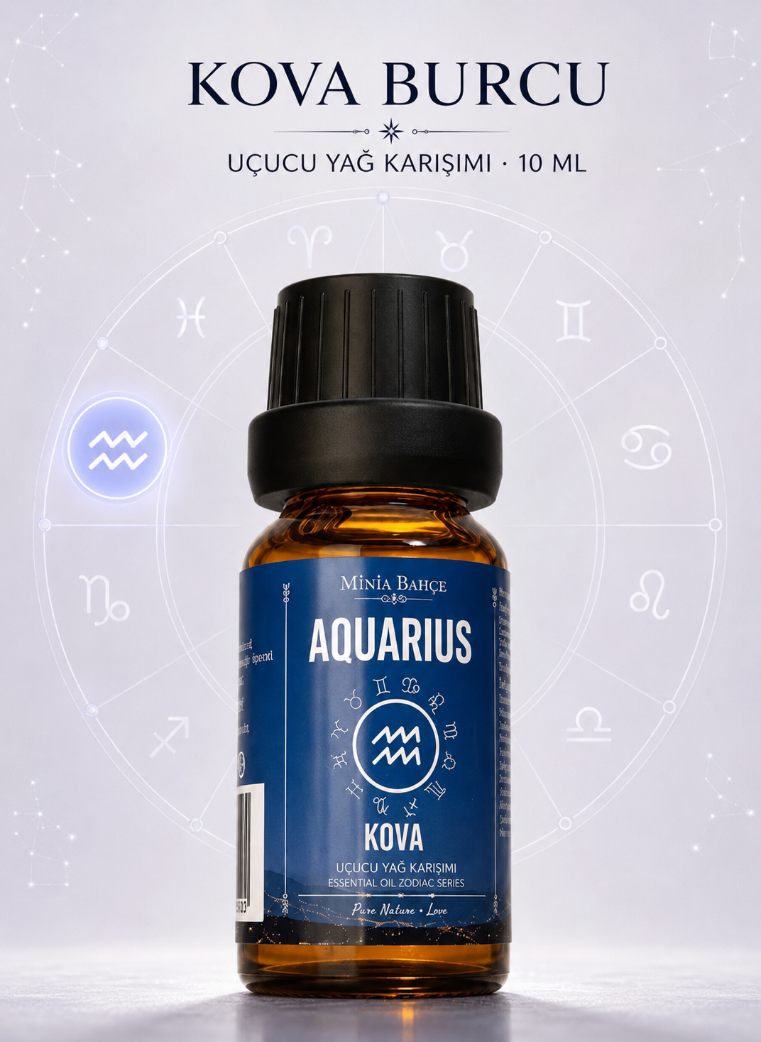 Kova Burcu - Aquarius Uçucu Yağ Karışımı, 10ml
