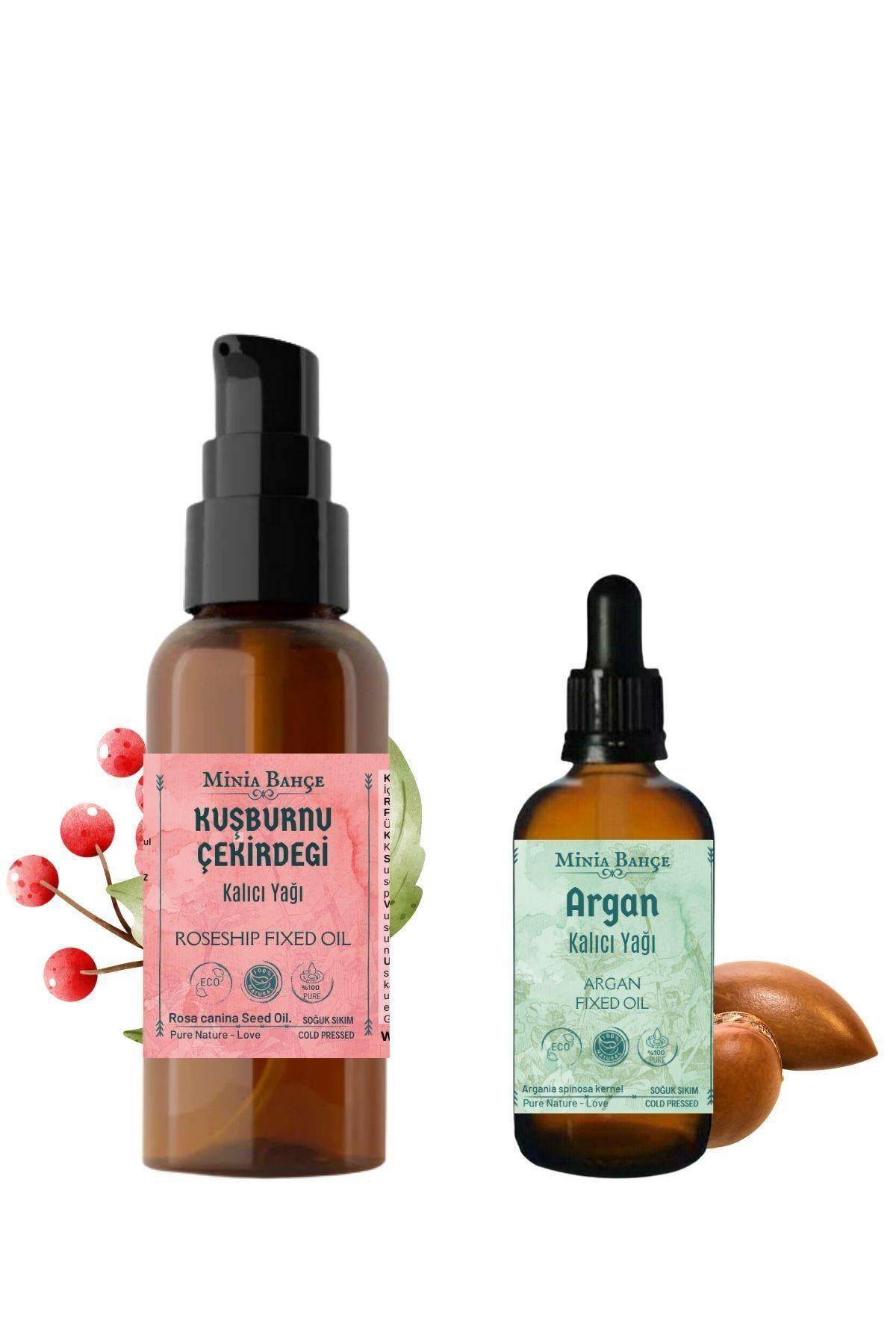 Kuşburnu Çekirdeği Yağı 100ml, Argan Yağı 30ml