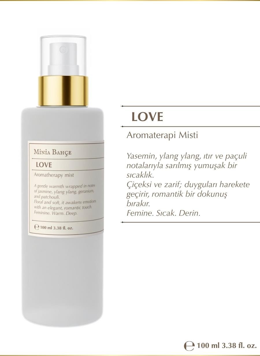 LOVE Mist – Lavanta & Ylang Ylang İçerikli Duygusal Aromaterapi Vücut Spreyi (100 ml)