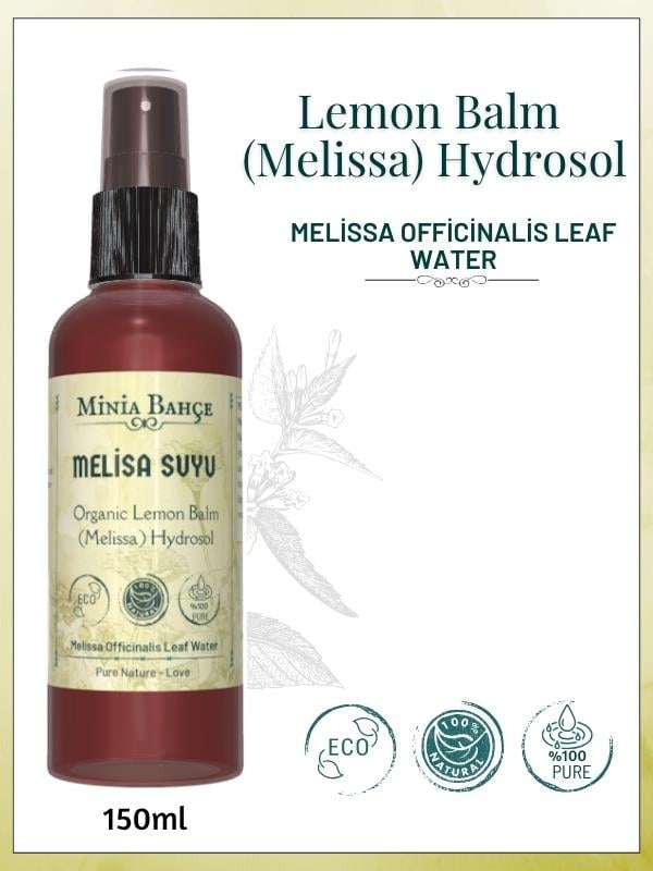 Melisa (Oğulotu) Suyu - %100 Doğal Hidrosol, 150ml | Sakinleştirici ve Ferahlatıcı Etkiler