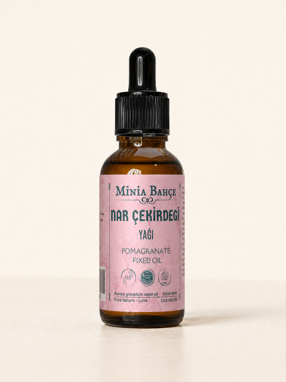 Nar Çekirdeği Yağı, %100 Saf ve Doğal - 30ml