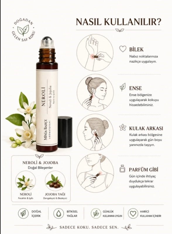Neroli Masaj Yağı – Neroli & Jojoba Yağı 10 ml