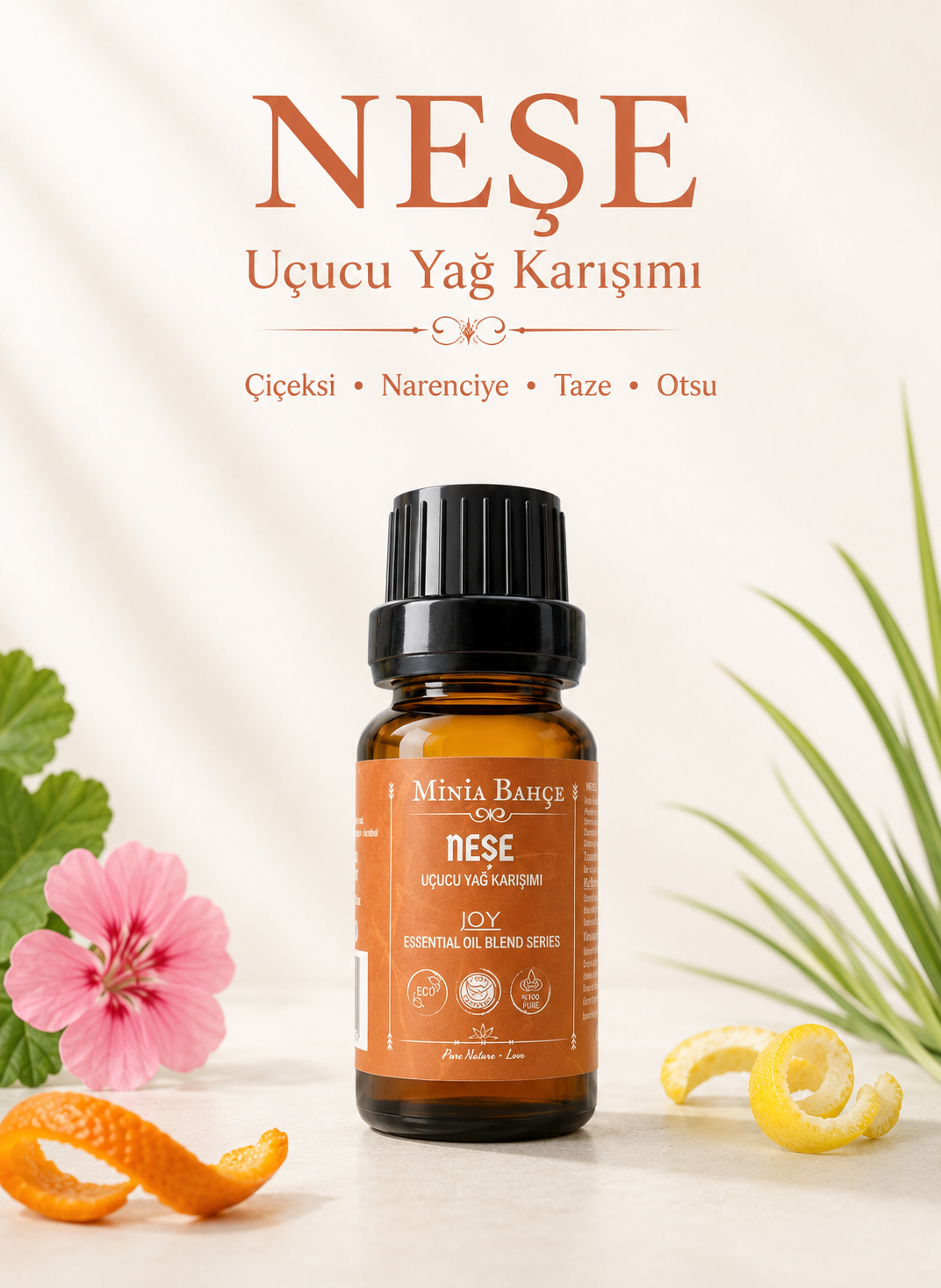 Neşe (Joy) Uçucu Yağ Karışımı %100 Saf - 10 ml