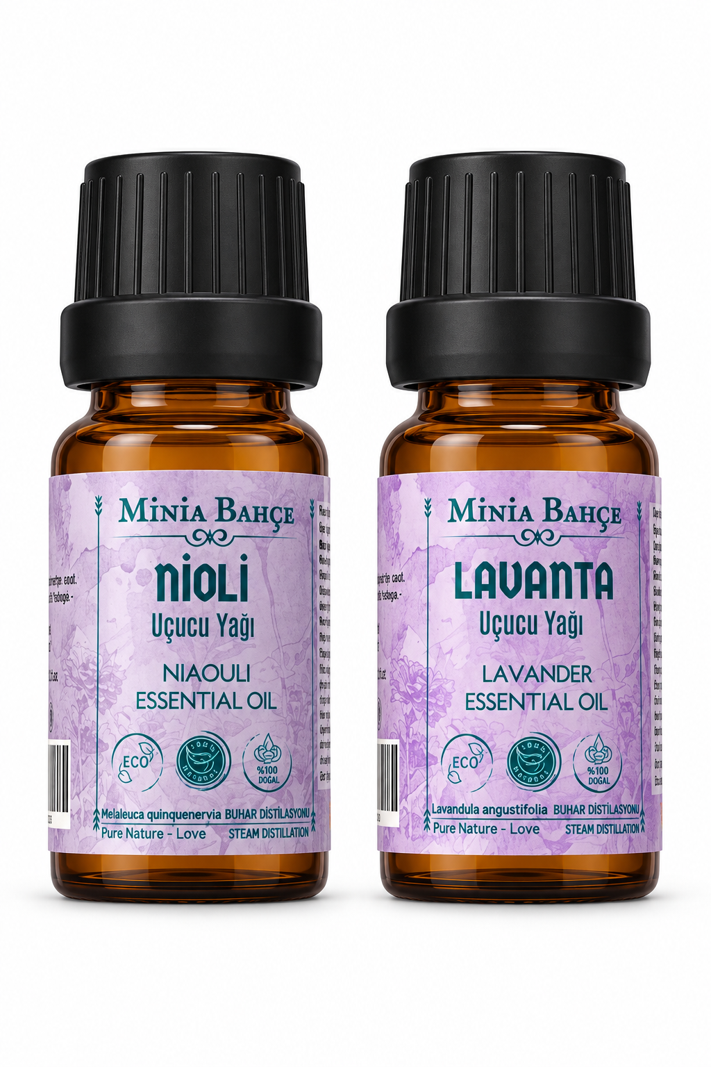 Nioli (Niaouli) & Lavanta Uçucu Yağ Seti – 10 ml x 2 | %100 Saf