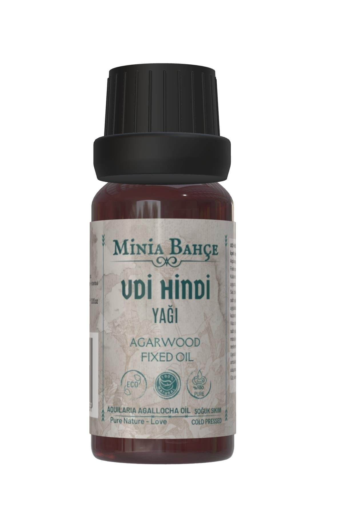 Organik Udi Hindi Yağı, 30ml %100 Saf