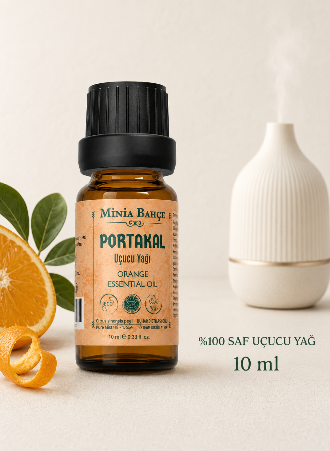 Portakal Uçucu Yağı, %100 Doğal ve Saf. 10 ml