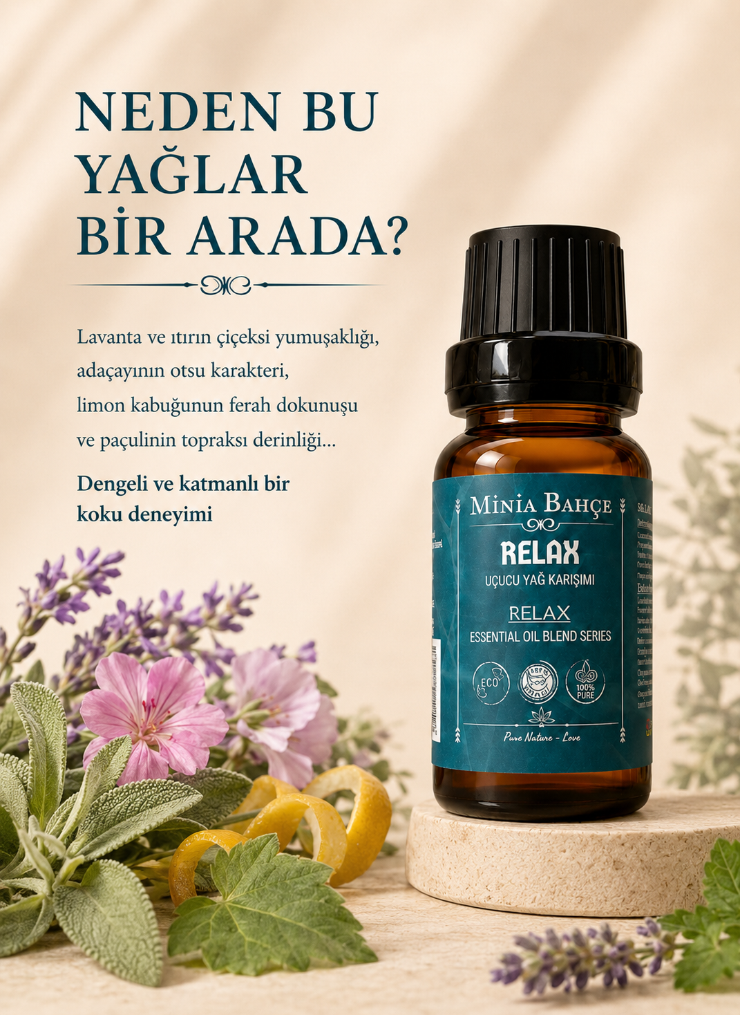 Relax (Relaks) Uçucu Yağ Karışımı - 10 ml
