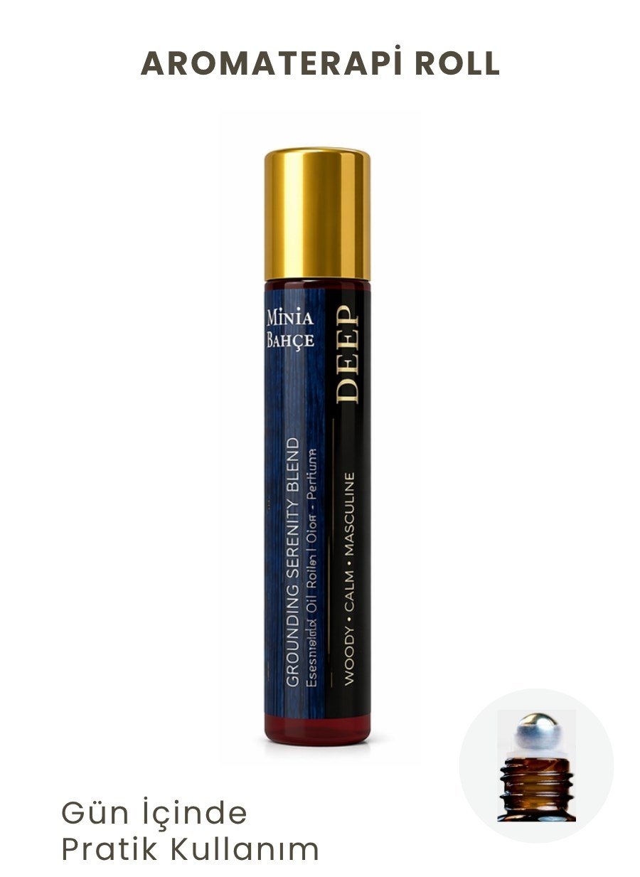 Topraklayıcı Aromaterapi Seti (30 ml + 10 ml + 75 gr) - Kök Çakra Yağı, Roll-On ve Soya Mum