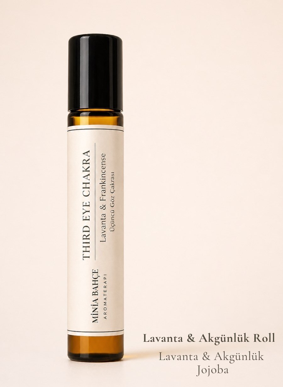 Üçüncü Göz Çakra Roll - %100 Doğal Lavanta & Frankincense Yağı 10 ml