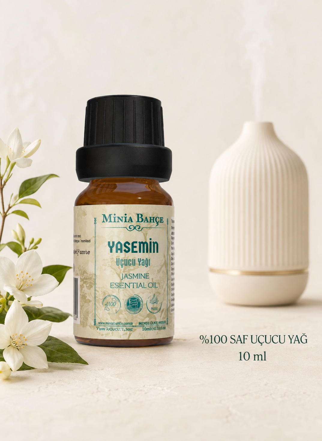 Yasemin Uçucu Yağı, % 100 Saf Ve Doğal 10 ml