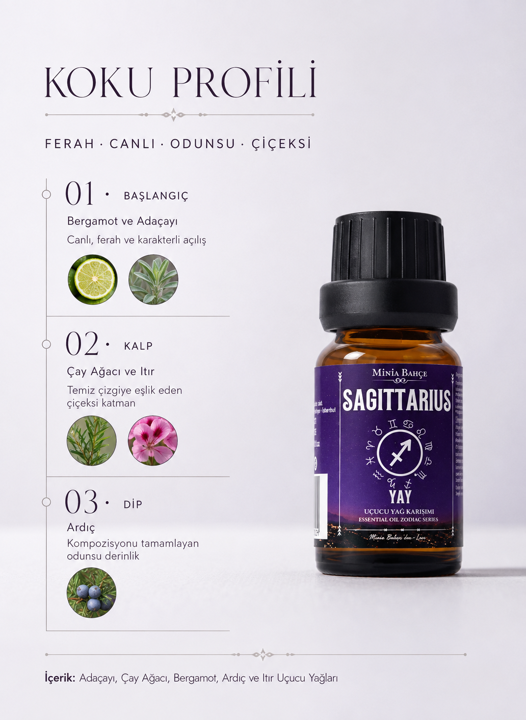 Yay Burcu - Sagittarus, Uçucu Yağ Karışımı, 10ml