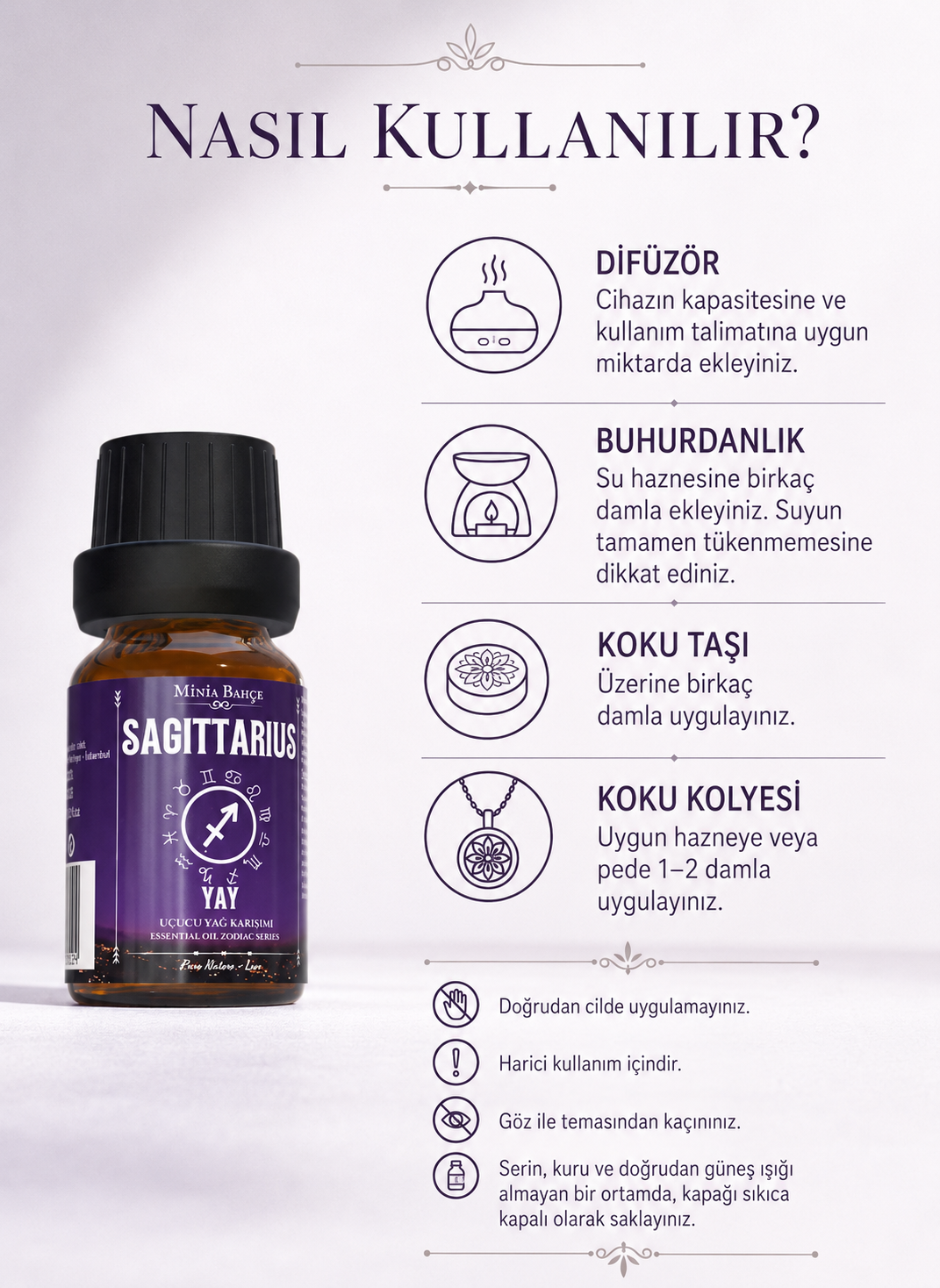 Yay Burcu - Sagittarus, Uçucu Yağ Karışımı, 10ml