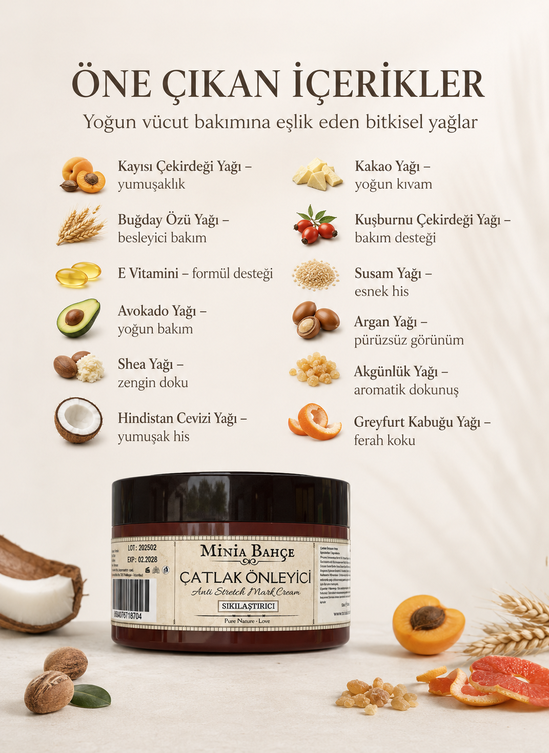 Yoğun Onarıcı Çatlak Kremi – 50 ml | Derinlemesine Nemlendirme & Cilt Yenileme