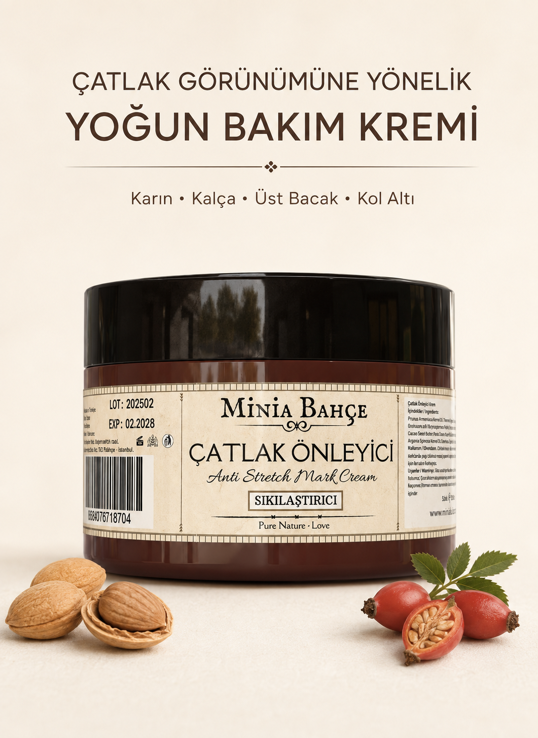 Yoğun Onarıcı Çatlak Kremi – 50 ml | Derinlemesine Nemlendirme & Cilt Yenileme