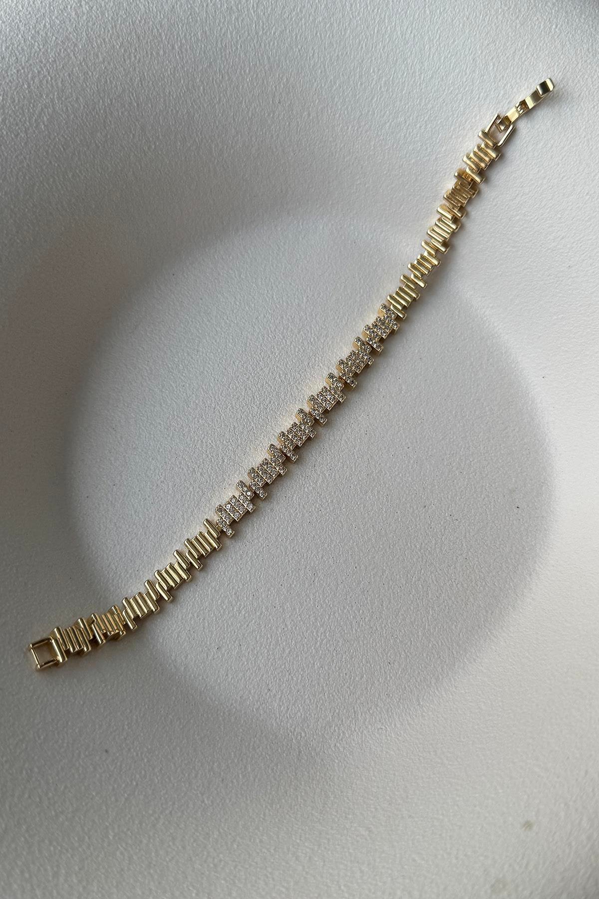 18K TAŞLI VİP BİLEKLİK