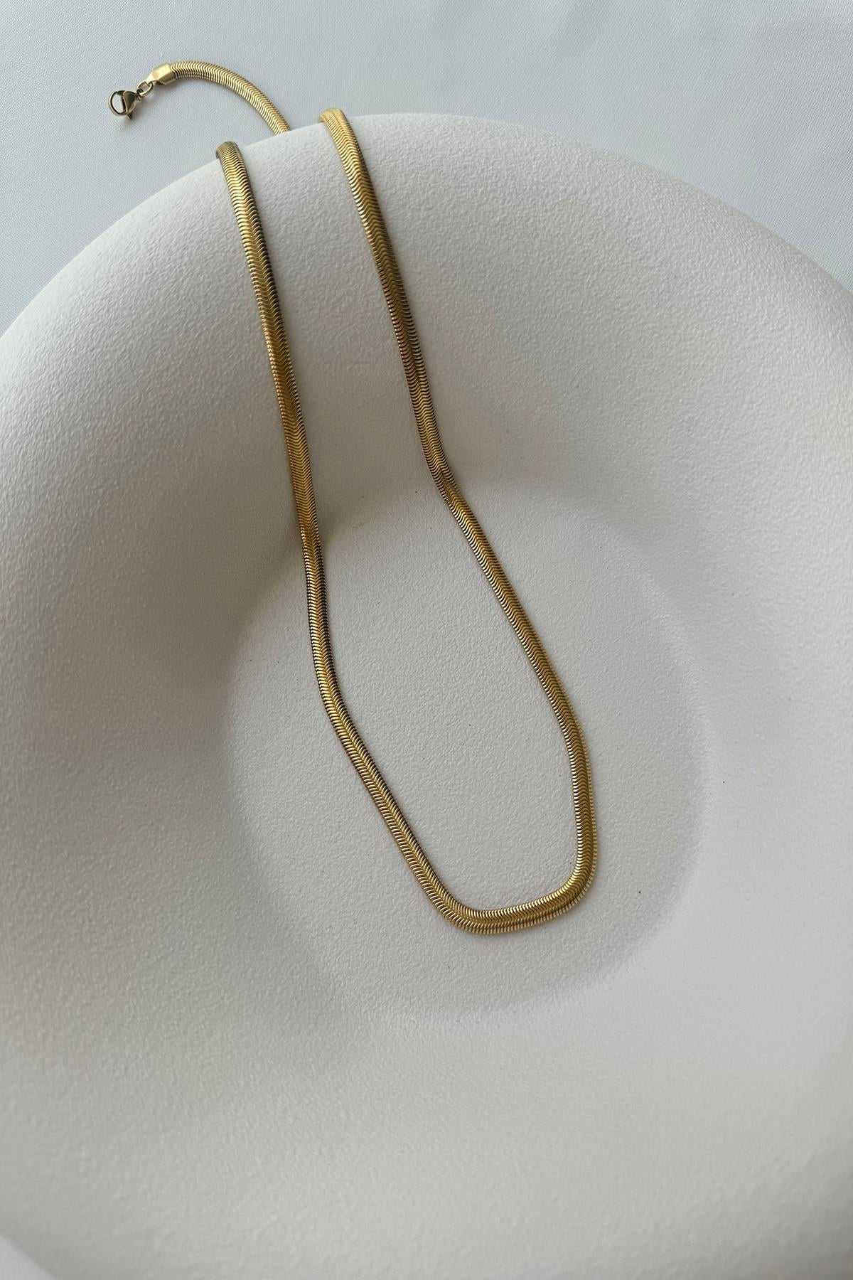 Çelik Gold Kolye