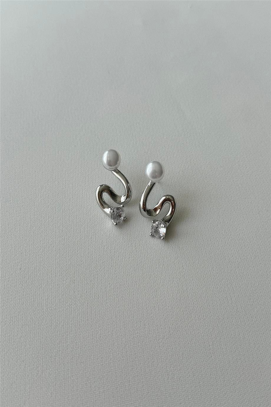 Çelik Silver Küpe