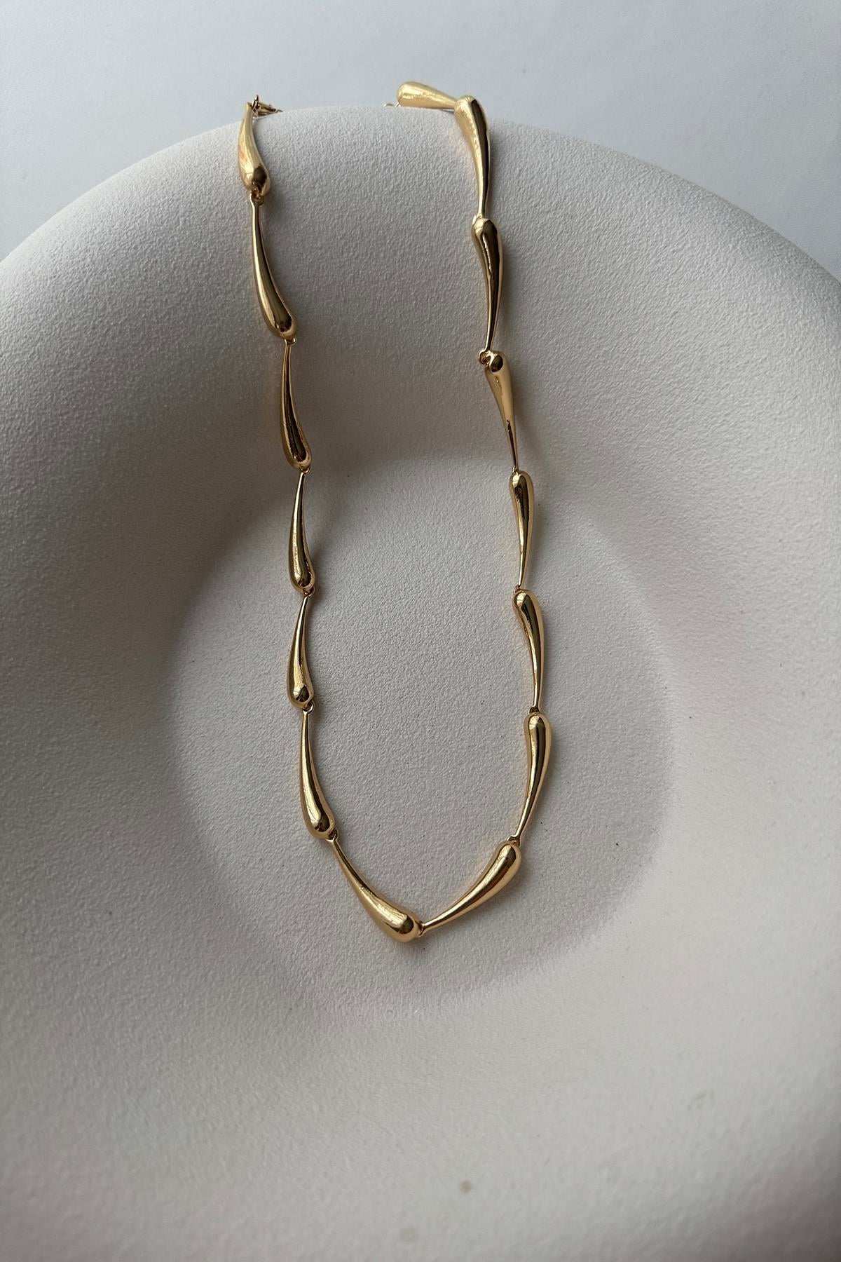 GOLD İTHAL KOLYE