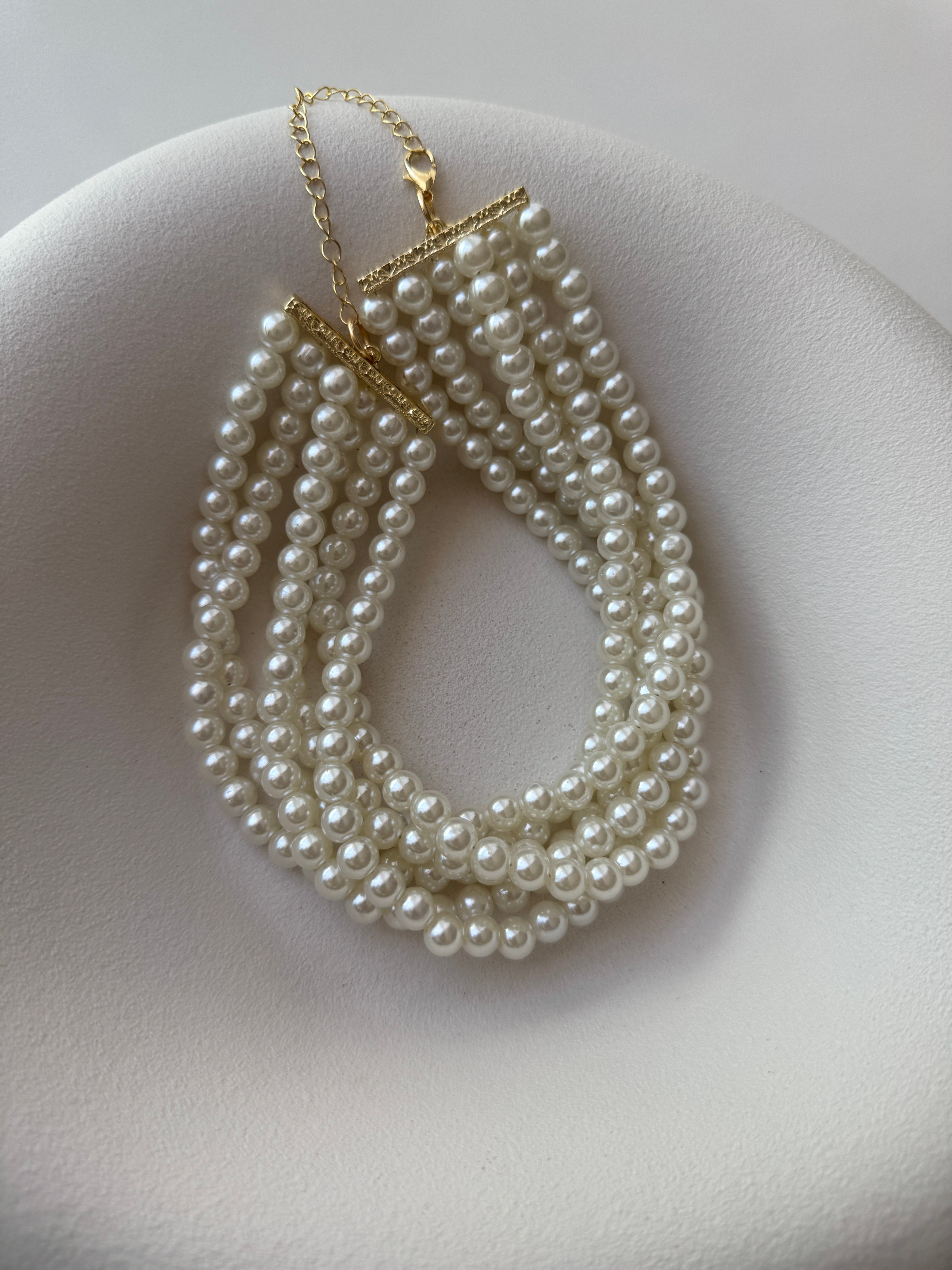 İNCİ CHOKER KOLYE