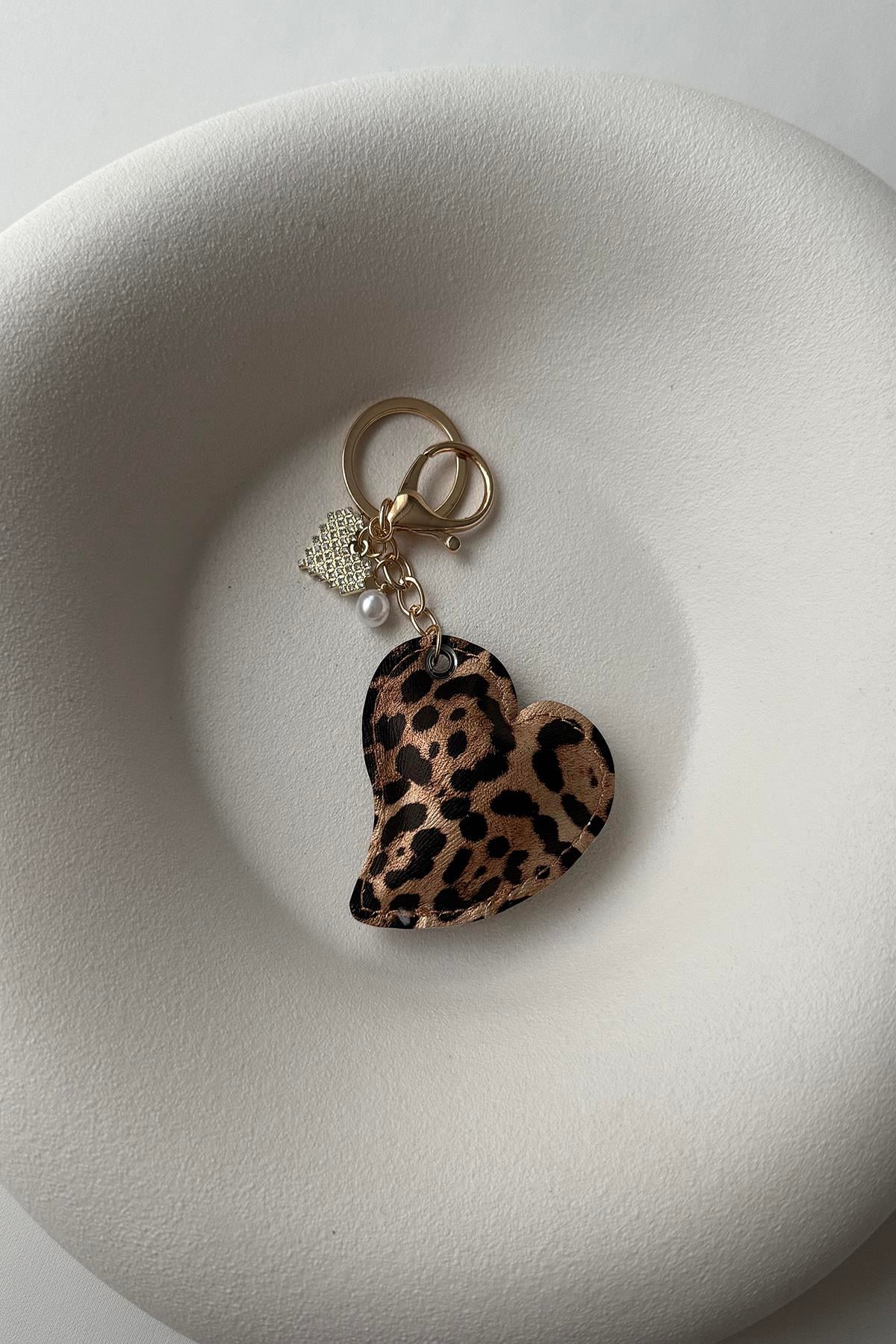 KALP LEOPAR ÇANTA CHARMI