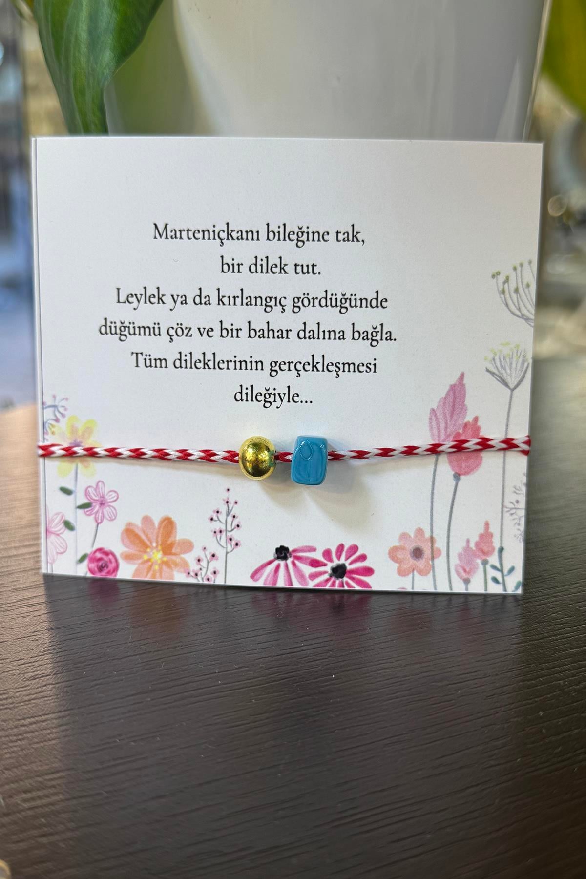 MAVİ BONCUKLU MARTENİÇKA