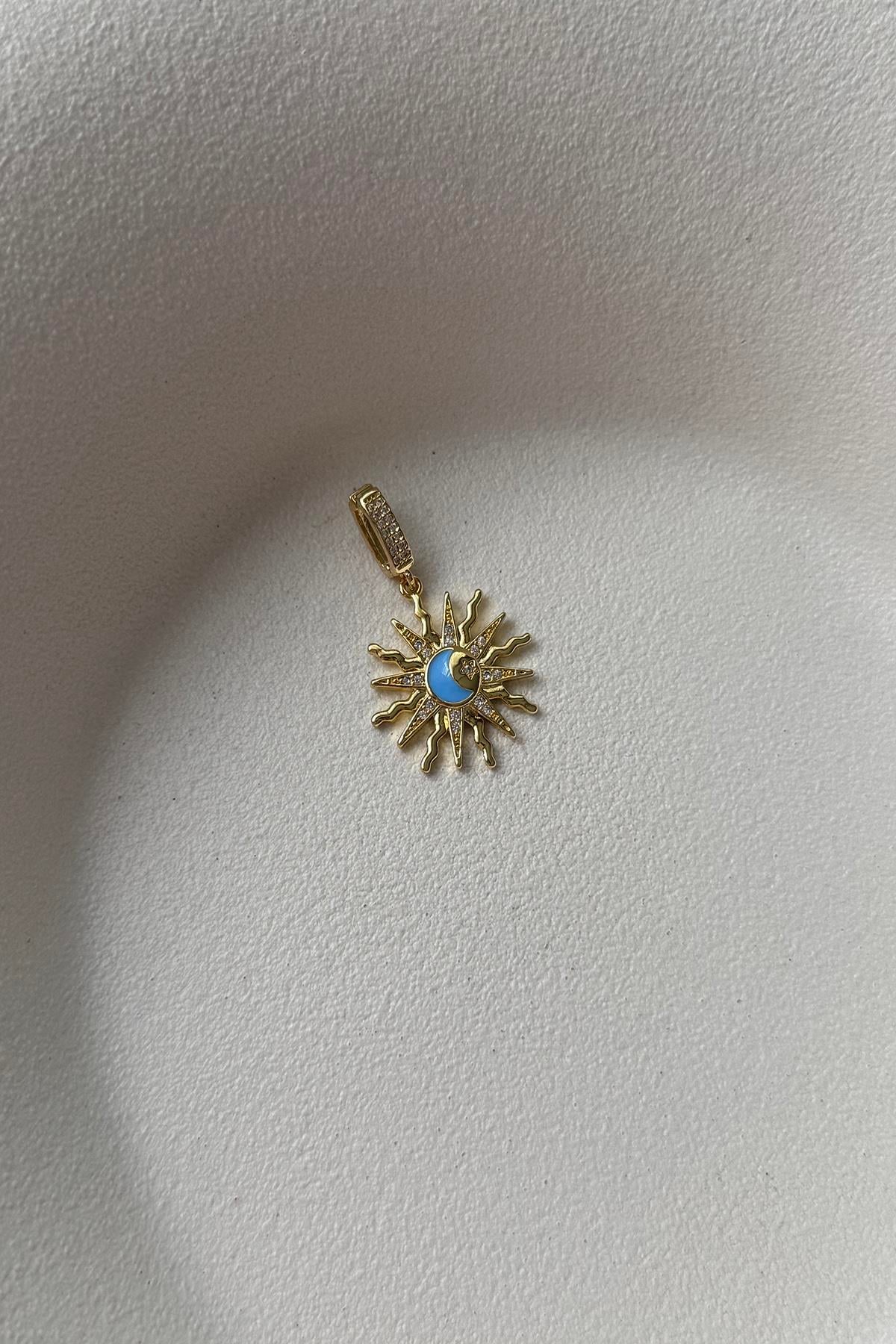 MAVİ MİNE DETAYLI CHARM