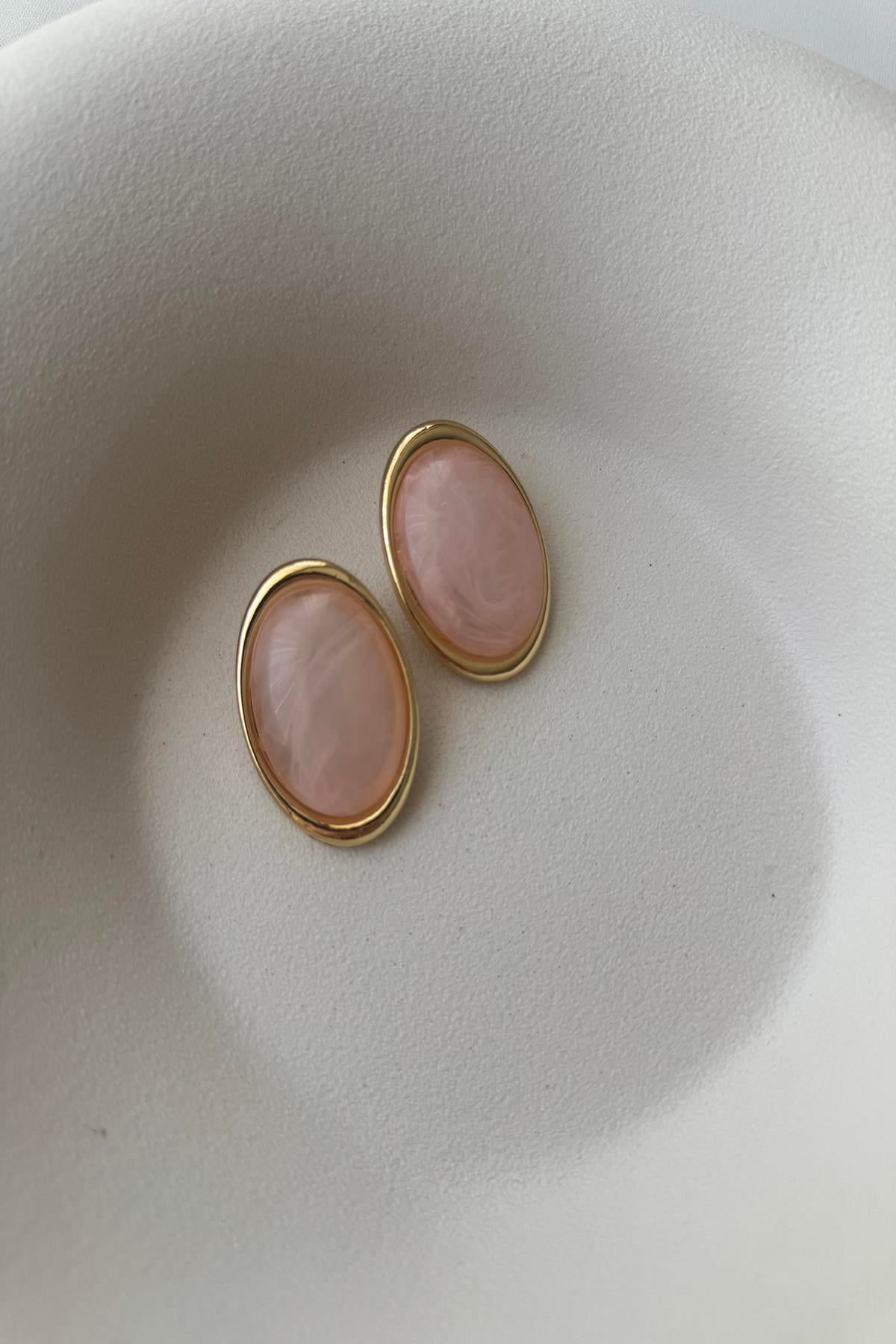 PEMBE OVAL KÜPE