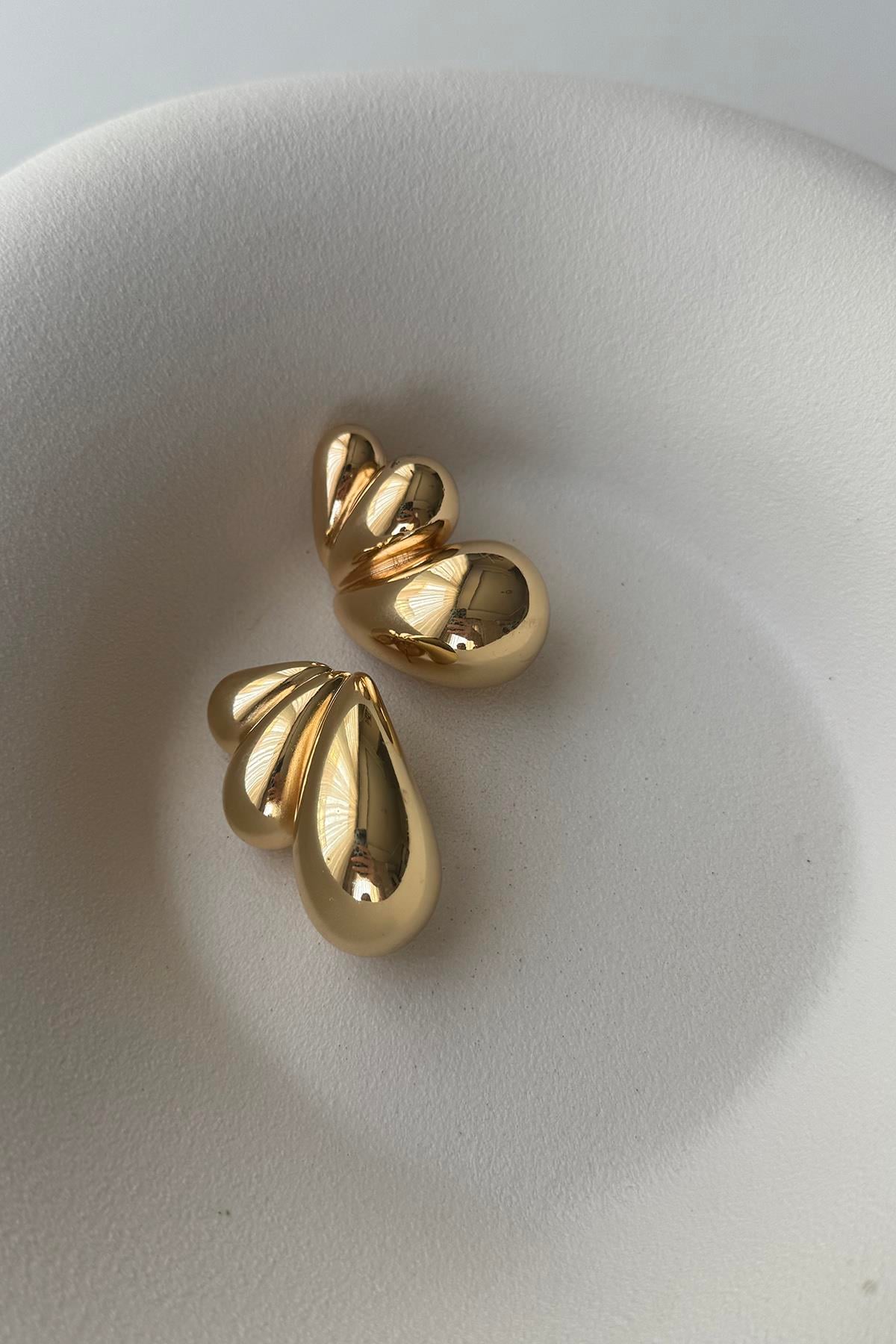 ÜÇLÜ GÖRÜNÜM MARKA MODEL GOLD KÜPE