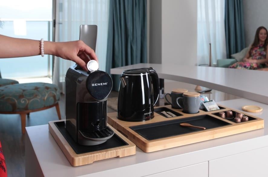 Genemi GASTVRIJ 2070 Organik Bambu Servis Tepsisi