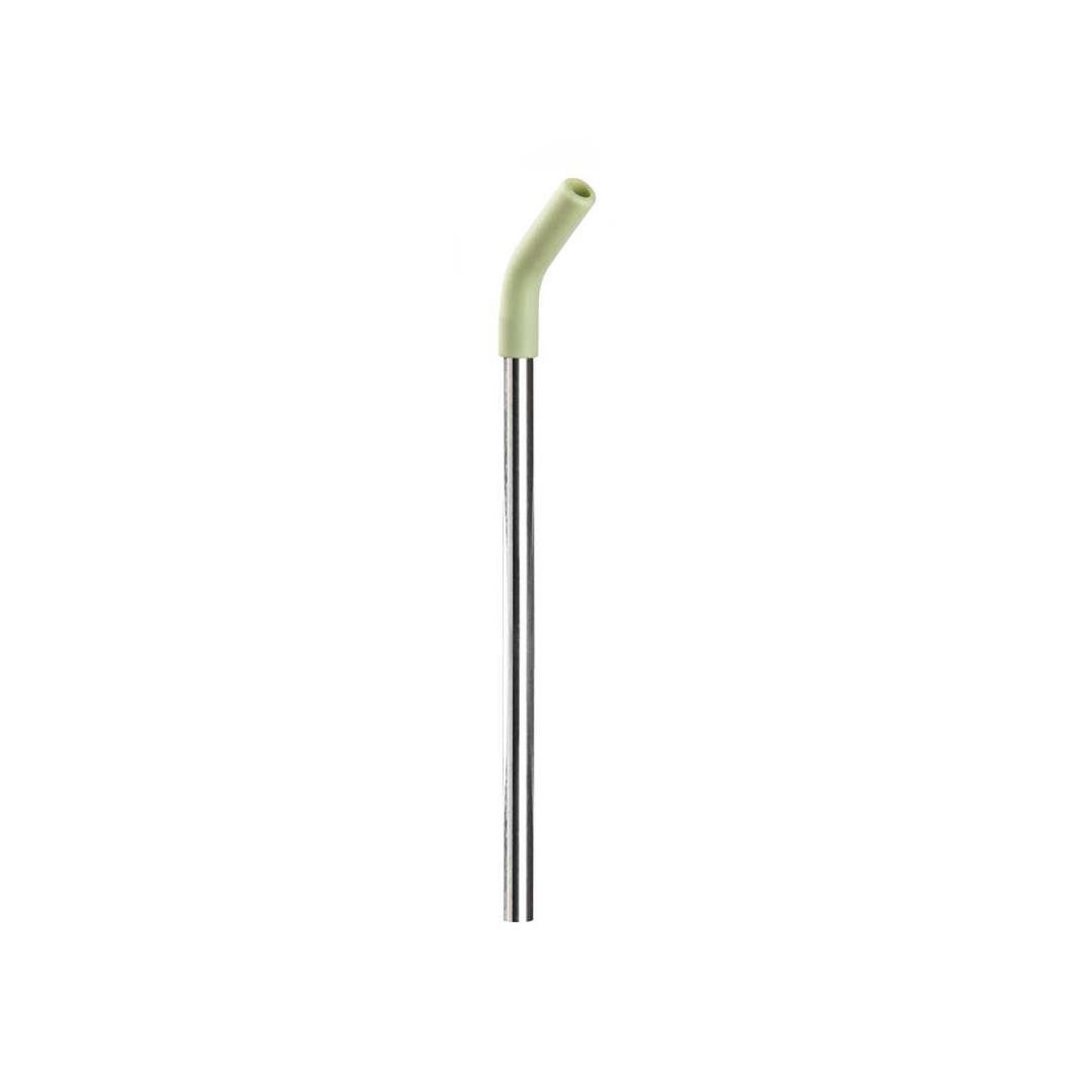024-01-Yeşil 2 Kapaklı Çift Katmanlı Pipetli Termos Bardak 530Ml