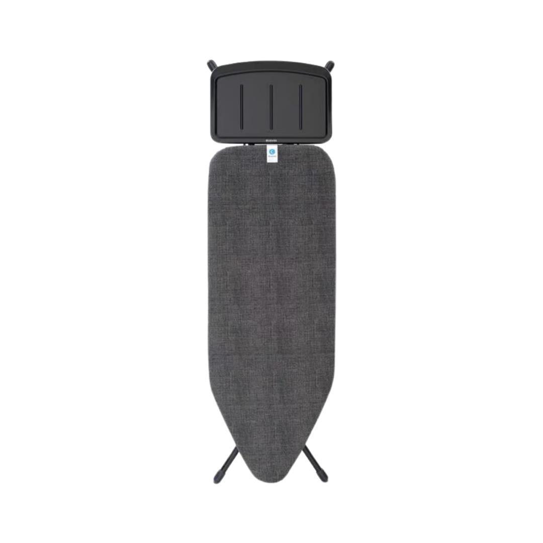 124x45cm (c) Buhar Kazanı Standlı Denım Black Desenli Ütü Masası - Ssuh