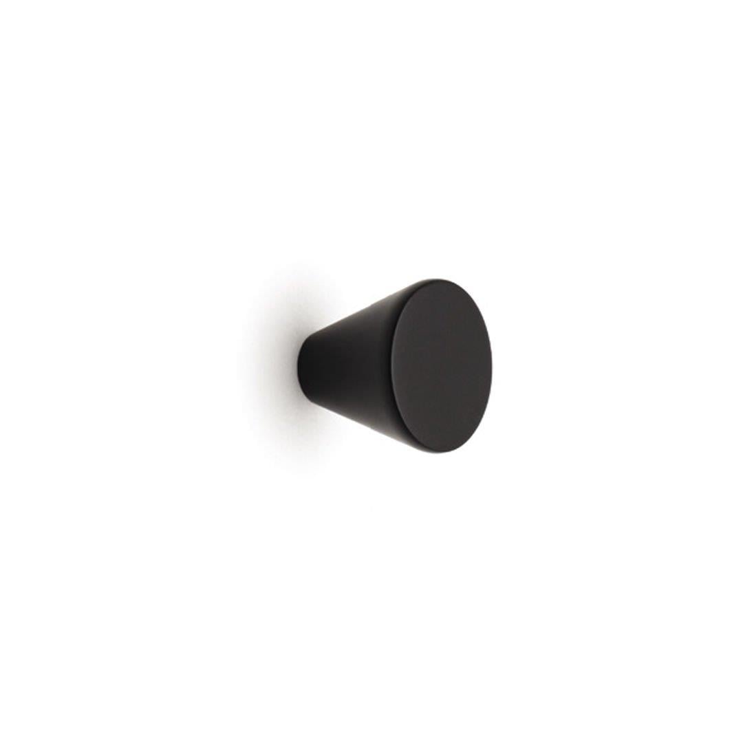 1455 TEK DELİKLİ KULP SİYAH RENK 30 MM