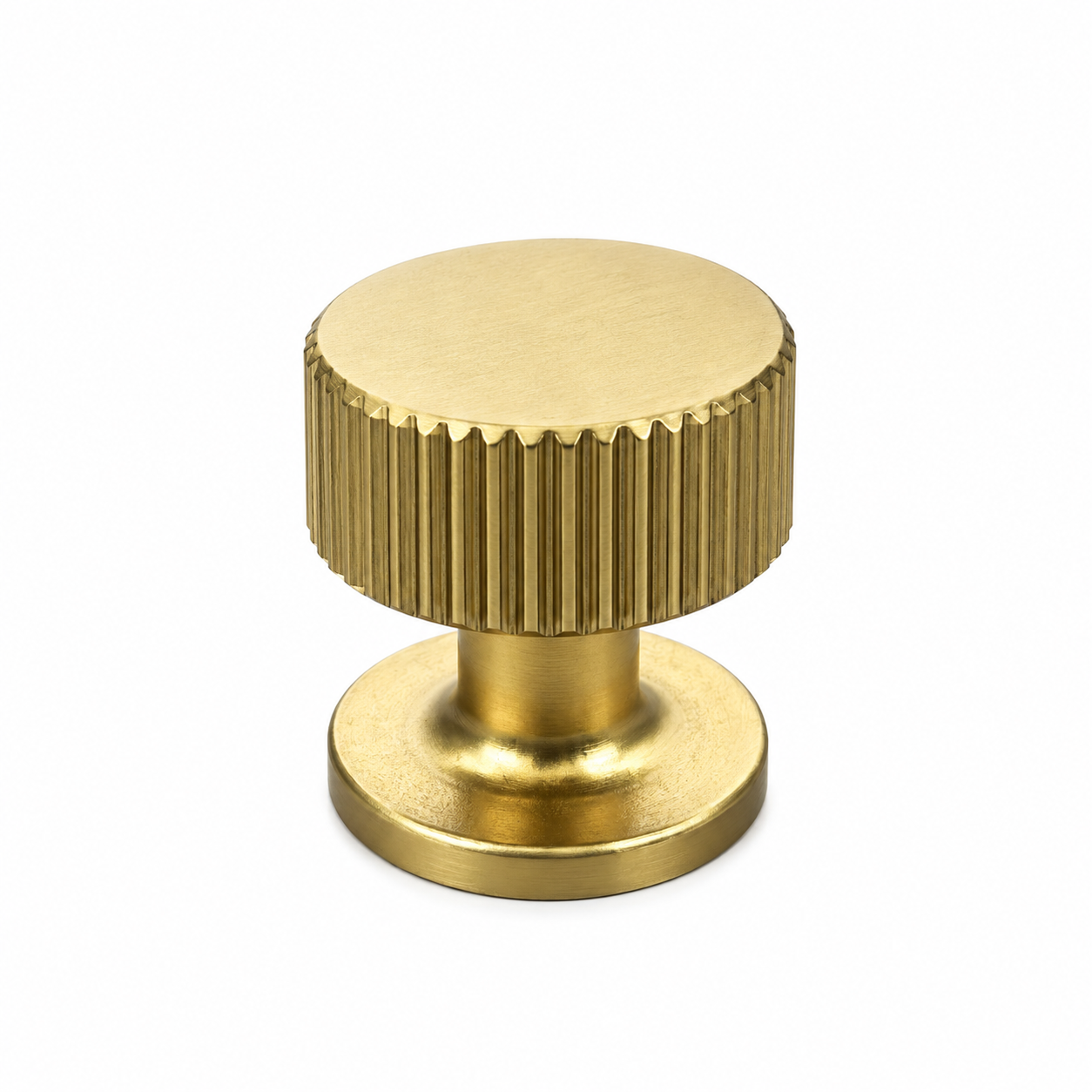 1975 Tek Delikli Düğme Kulp Altın Saten Renk Çap 26 mm