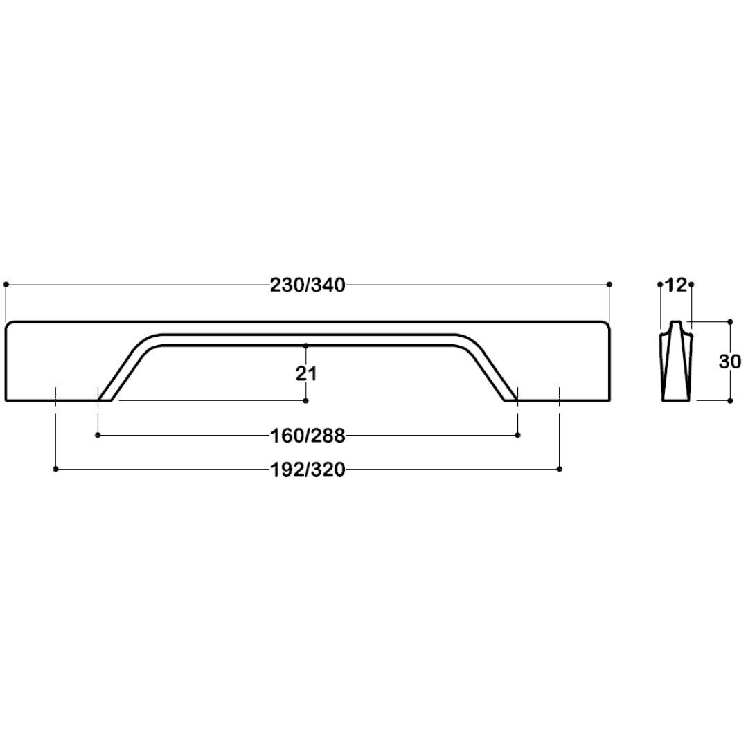 4150 Modern Kulp 160 Mm Krom Renk