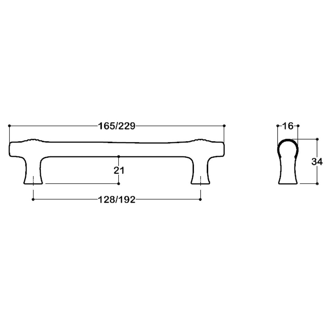 4323 Klasik Kulp Rose Renk