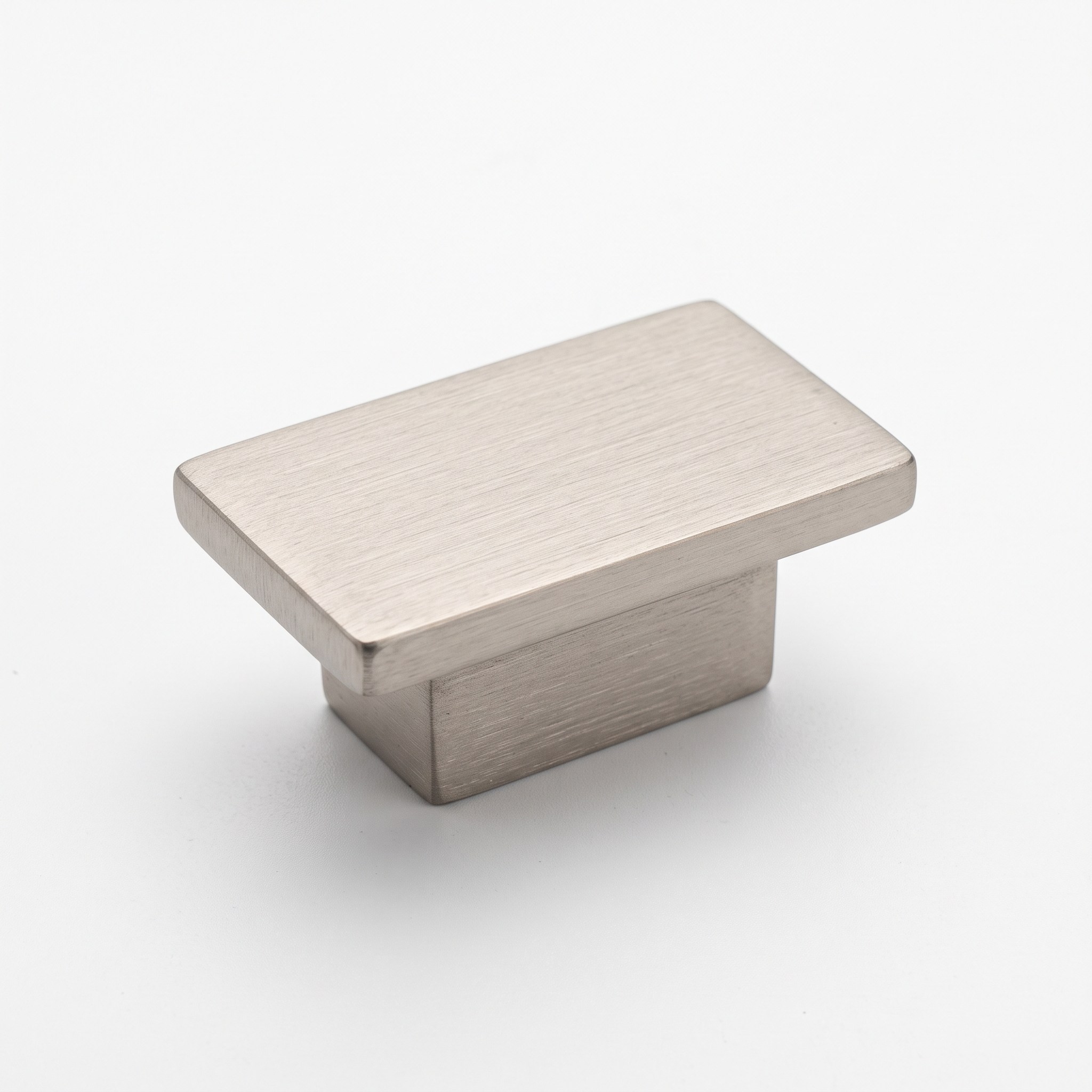 4335 Çift Delikli Kulp Nikel Saten Renk Çap 44x27 mm 
