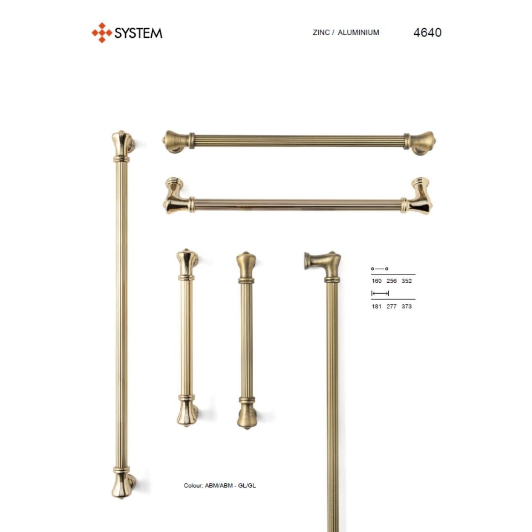 4640 Klasik Kulp Antik Renk