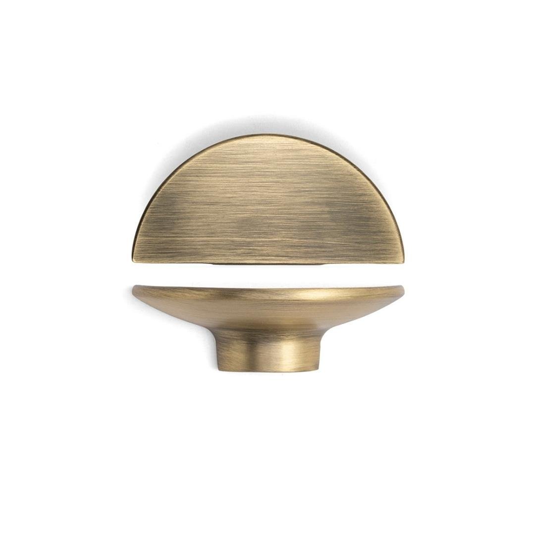 4716 Yarım Daire Kulp Oval Antik Renk Tek Adet