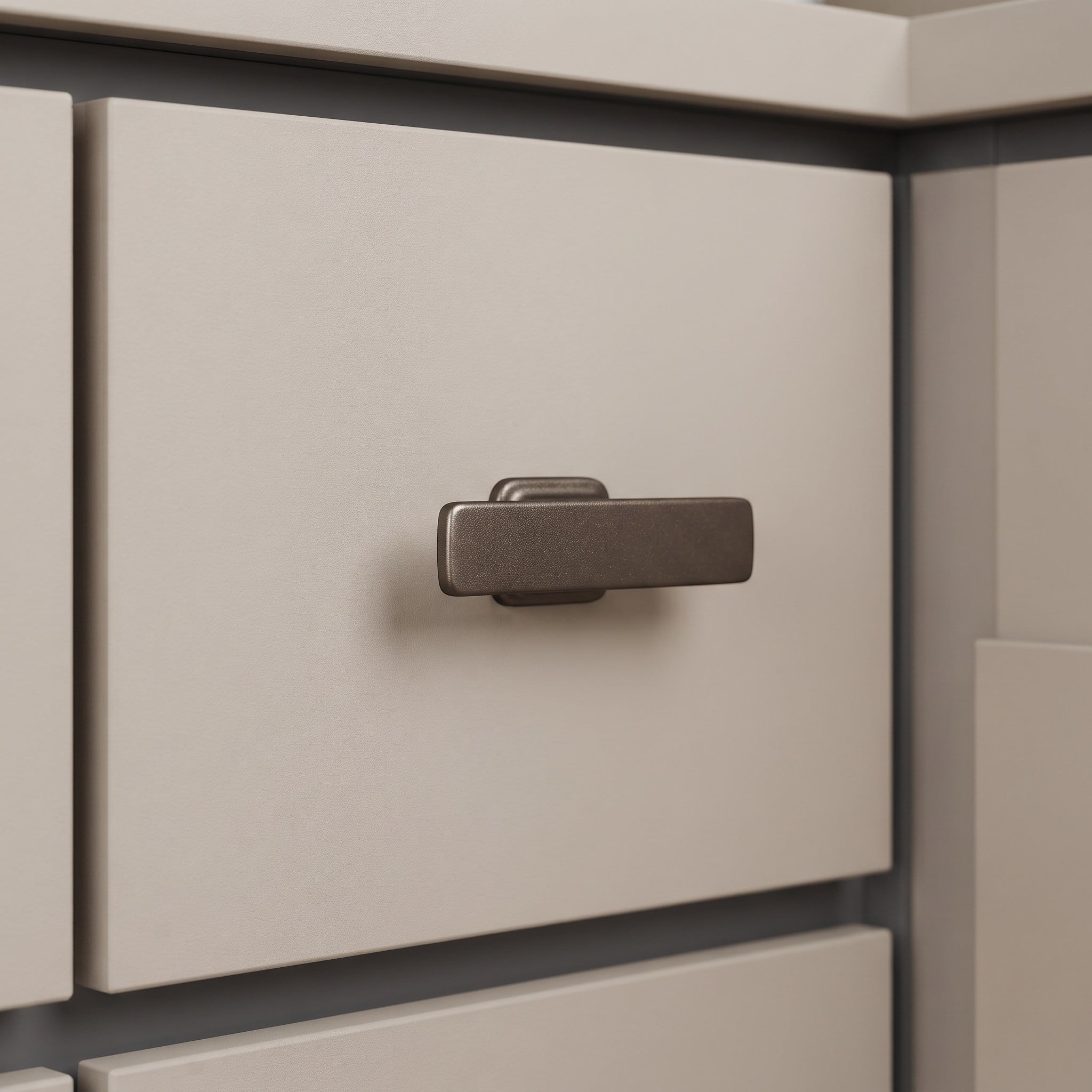 4870 Çift Delikli Kulp Koyu Bronz Renk