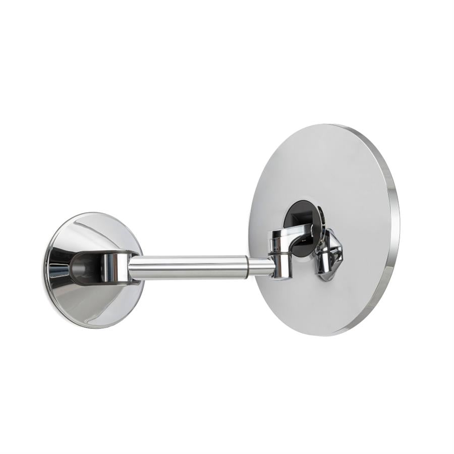 5 X Krom Duvara Monte Büyüteçli Makyaj Aynası Krom Renk 400X135X230 Mm
