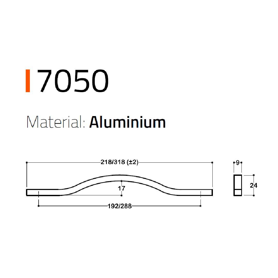 7050 Modern Kulp Krom Renk