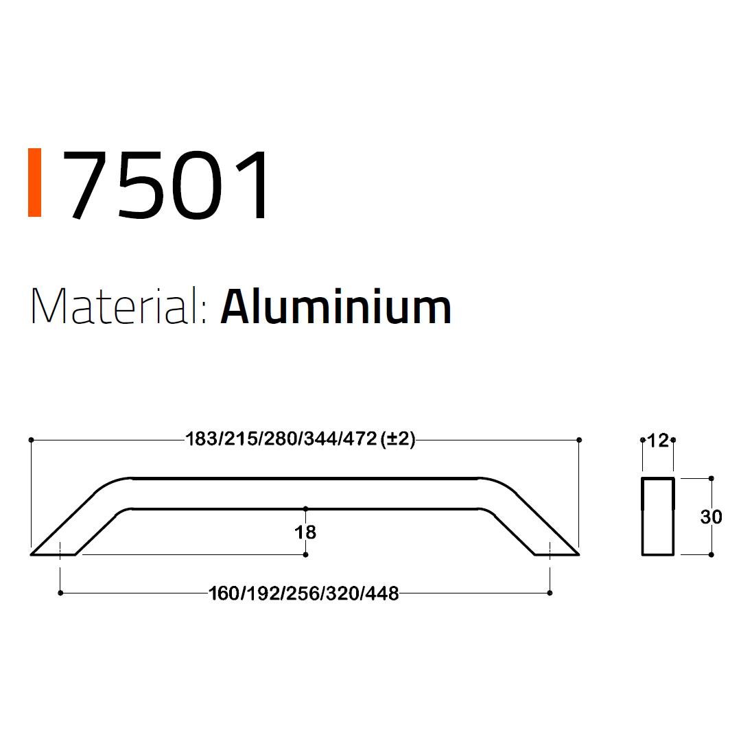 7501 Modern Kulp Krom Renk