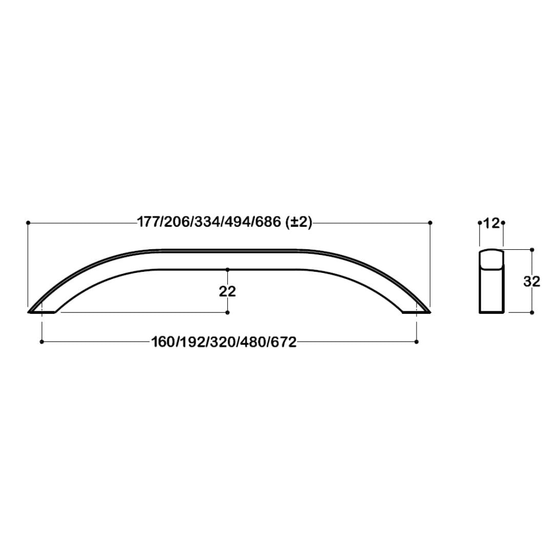 8175 Modern Kulp Siyah Renk
