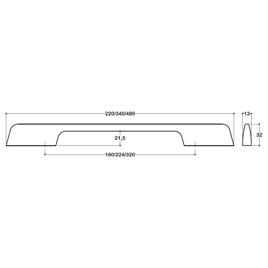 8520 Modern Kulp Krom Renk